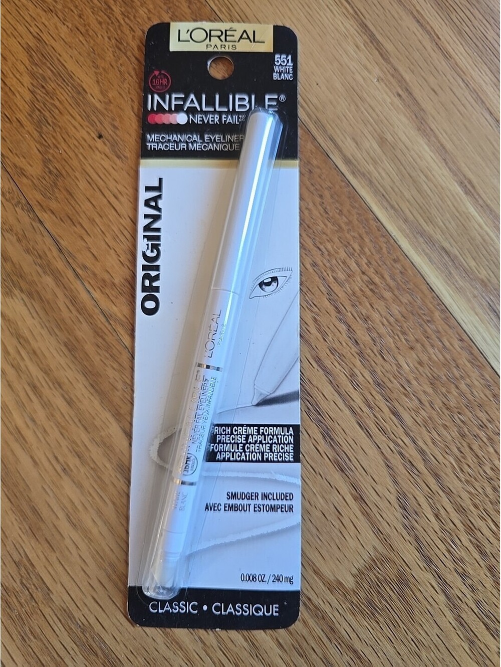 New L'oreal Paris Infallible Original Mechanical Eyeliner 551 White
